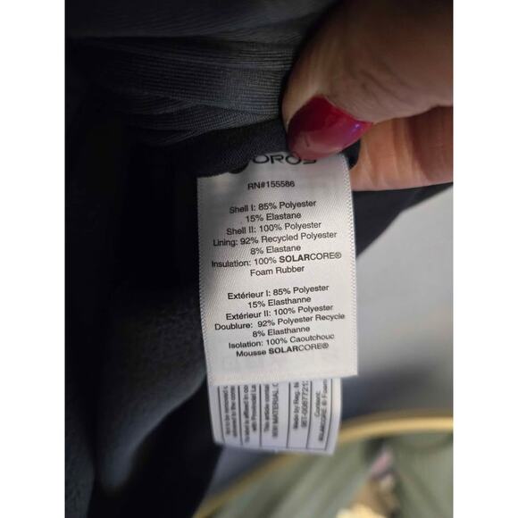 OROS Men's 3XL Black Full Zip Insulated Vest SOLARCORE Technology NASA Inspired - Picture 4 of 4